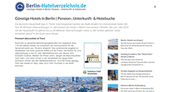 Desktop Screenshot of berlin-hotelverzeichnis.de