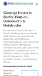 Mobile Screenshot of berlin-hotelverzeichnis.de